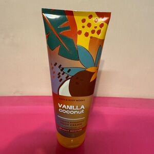 Bath & Body Works Vanilla Coconut Body Cream - 8oz New